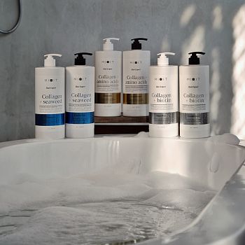 Фото Увлажняющий шампунь для волос с коллагеном и экстрактами морских водорослей, 1000 мл 5