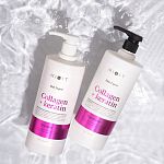 Фото Ламинирующий шампунь для волос с коллагеном и кератином, 1000 мл  2