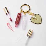 Фото Золотой брелок с блесками для губ 3