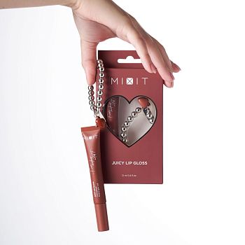 Фото Глянцевый блеск для губ с брелоком, 03, 12 мл 3