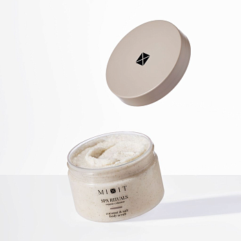 Фото Соляной скраб-бальзам для тела с кокосовой стружкой, 300 г 3