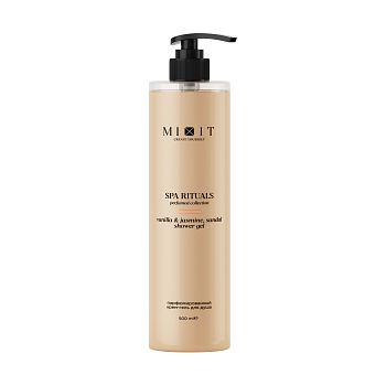 Фото Парфюмированный крем-гель для душа c ароматом ванили, жасмина и сандала, 500 мл 1