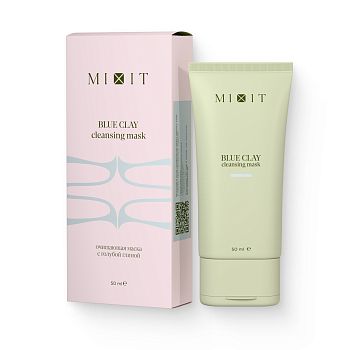 Фото Очищающая маска с голубой глиной, 50 мл 3