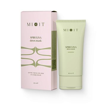 Фото Детокс-маска для лица со спирулиной, 50 мл 3