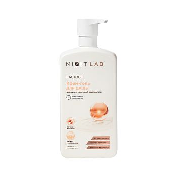 Фото Увлажняющий крем-гель для душа с экстрактом персика и молочной сывороткой для всех типов кожи, 750 мл 1