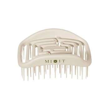 Фото Массажная расческа бежевая 1