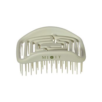 Фото Массажная расческа оливковая 1