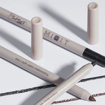 Фото Карандаш-каял для глаз, коричневый, 0,48 г 3