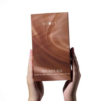 Фото Набор для ухода за телом с ароматом амбры и бобов тонка «Вечная элегантность» 3