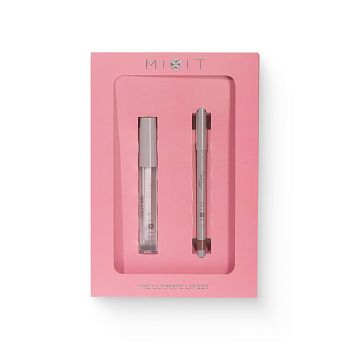 Фото Набор с «Жидким стеклом» и карандашом для губ 2